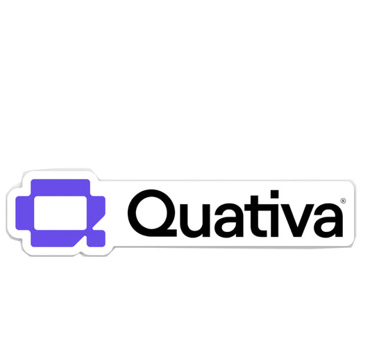 Quativa Sticker - Full logo